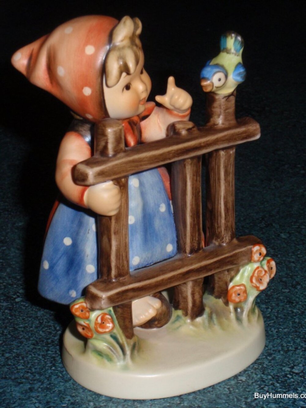 "Signs Of Spring" Goebel Hummel Figurine #203/1 TMK6 - Adorable Christmas Gift!